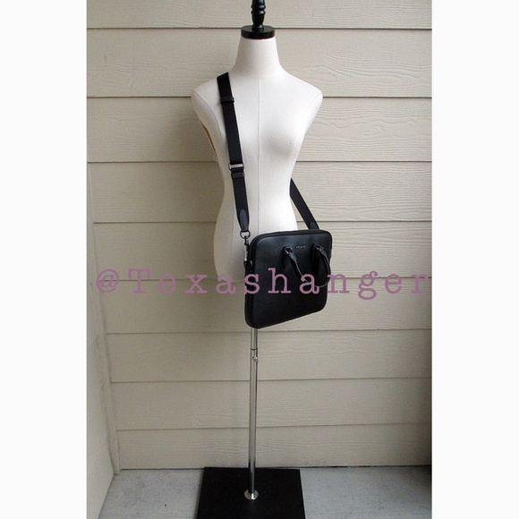 NWT COACH Liam Compact Briefcase Black CJ652 - Picture 9 of 13